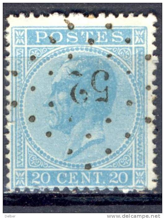 _Me413: N°18A: Get.15: Ps 52: BRAINE-L'ALLEUD - 1865-1866 Profilo Sinistro