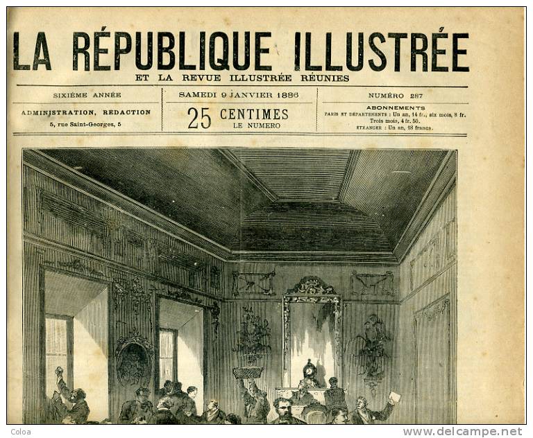 Sarah Bernhardt 1886 - Revues Anciennes - Avant 1900