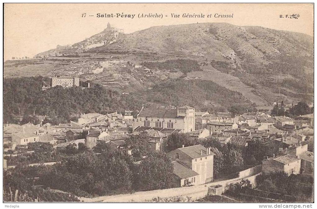 SAINT PERAY / VUE GENERALE ET CRUSSOL - Saint Péray
