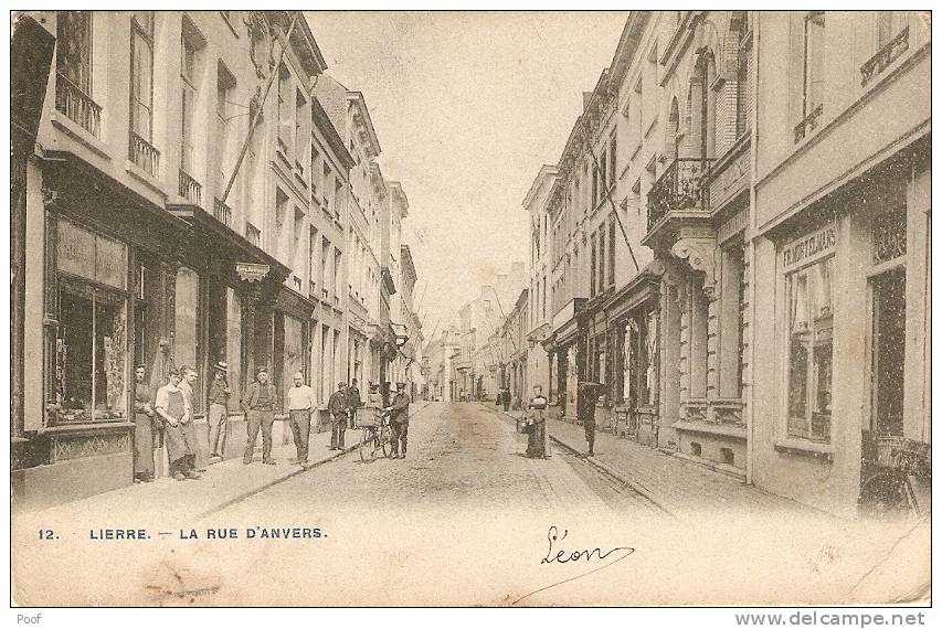 Lierre / Lier : La Rue D'Anvers - Lier