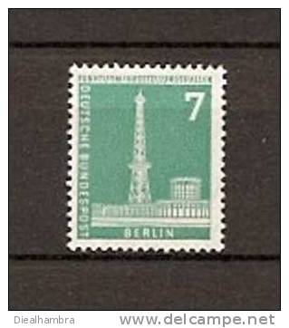 GERMANY DEUTSCHE BUNDESPOST BERLIN BERLINER STADTBILD 1956 / MNH / 135 - Neufs