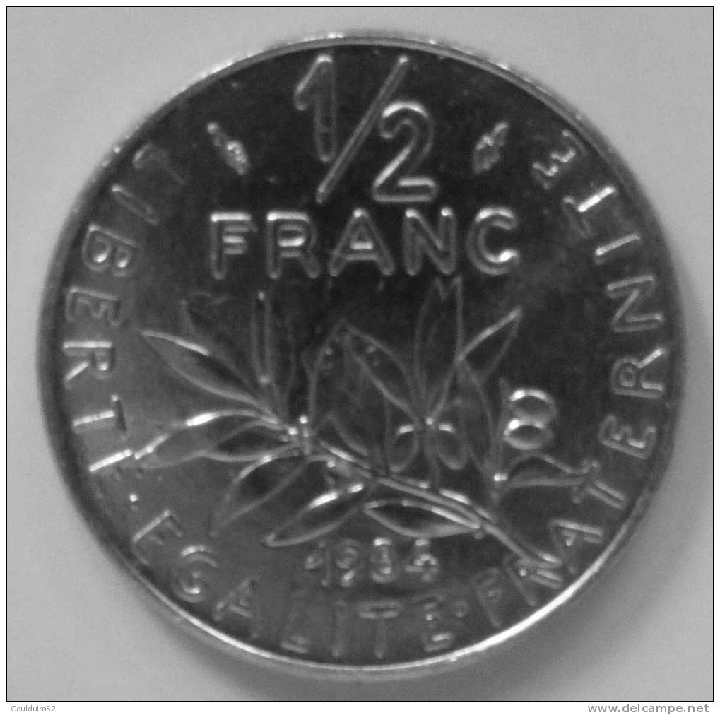 1/2 Franc  1984   Semeuse - 1/2 Franc