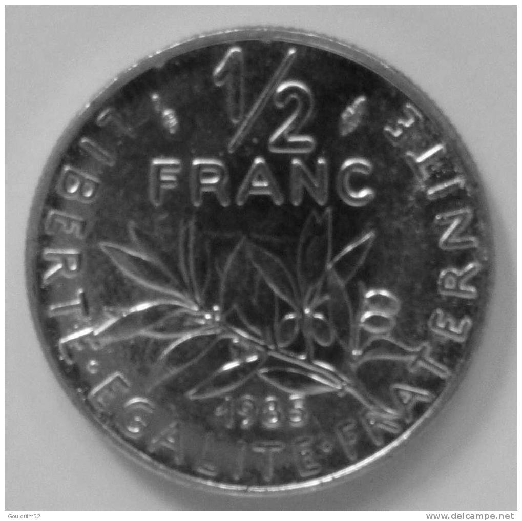 1/2 Franc  1985   Semeuse - 1/2 Franc