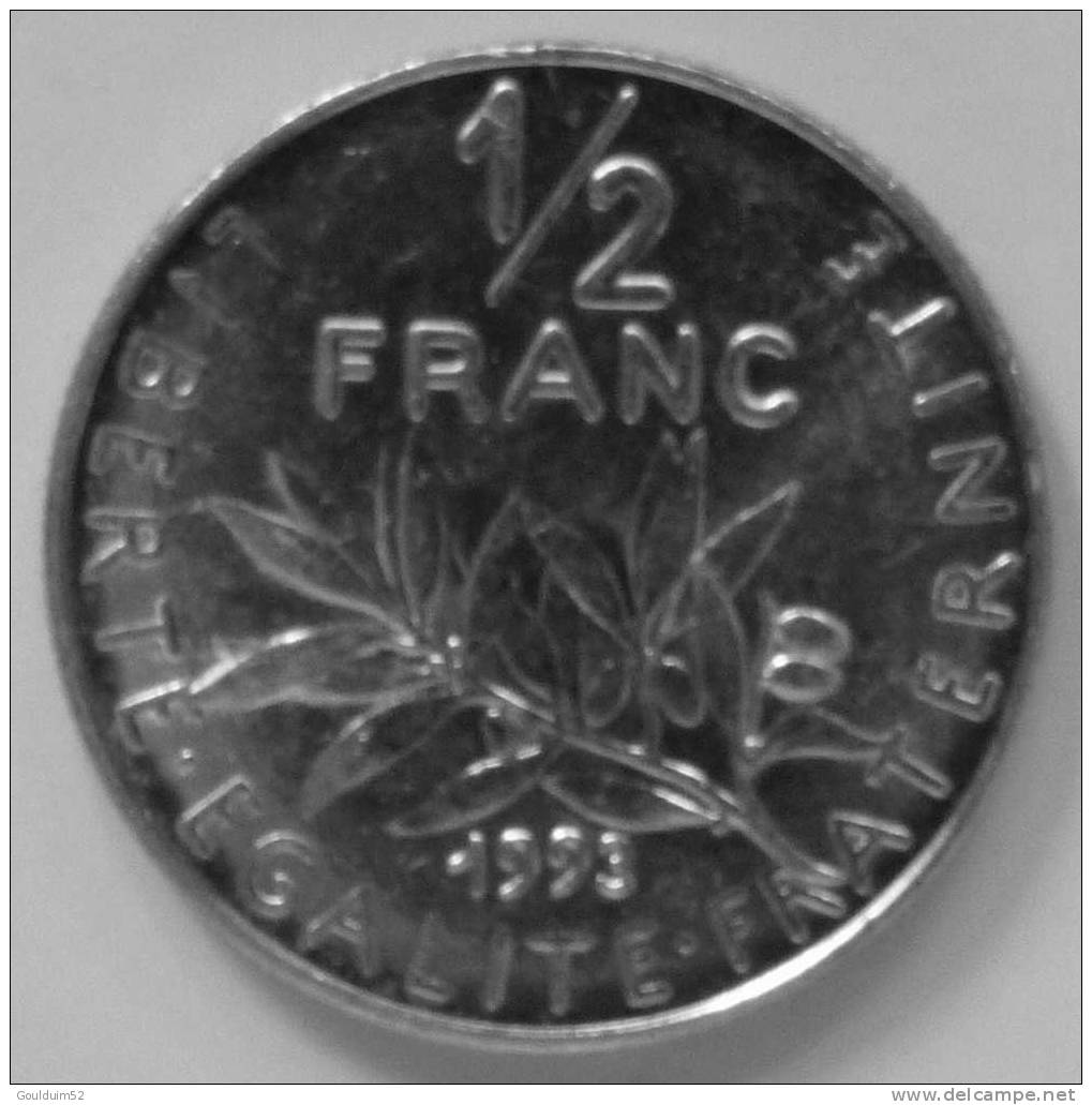 1/2 Franc  1993   Semeuse - 1/2 Franc