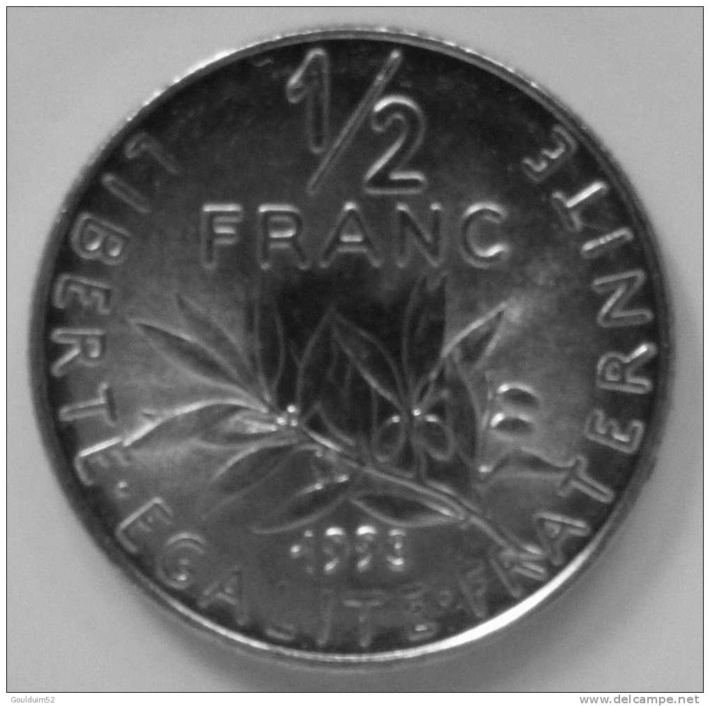 1/2 Franc  1993   Semeuse - Sonstige & Ohne Zuordnung