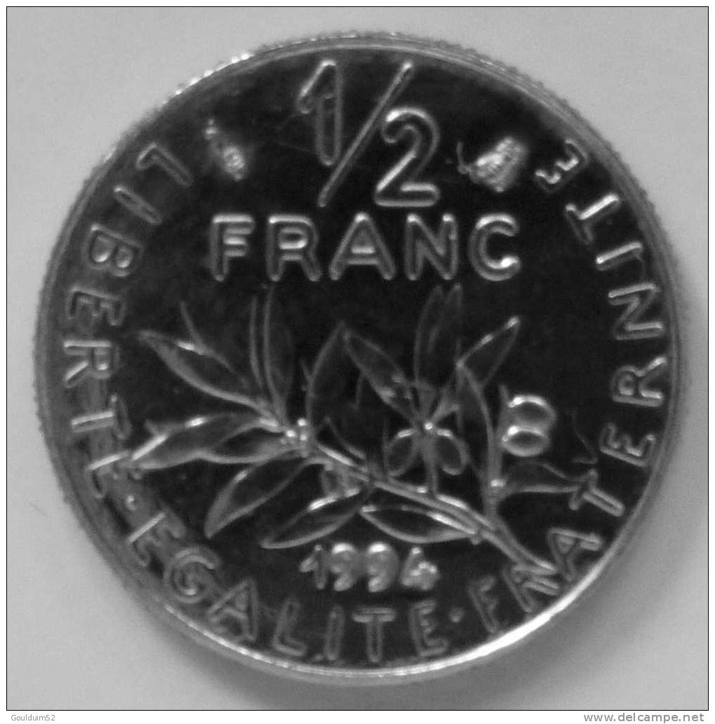 1/2 Franc  1994 Abeille  Semeuse - 1/2 Franc