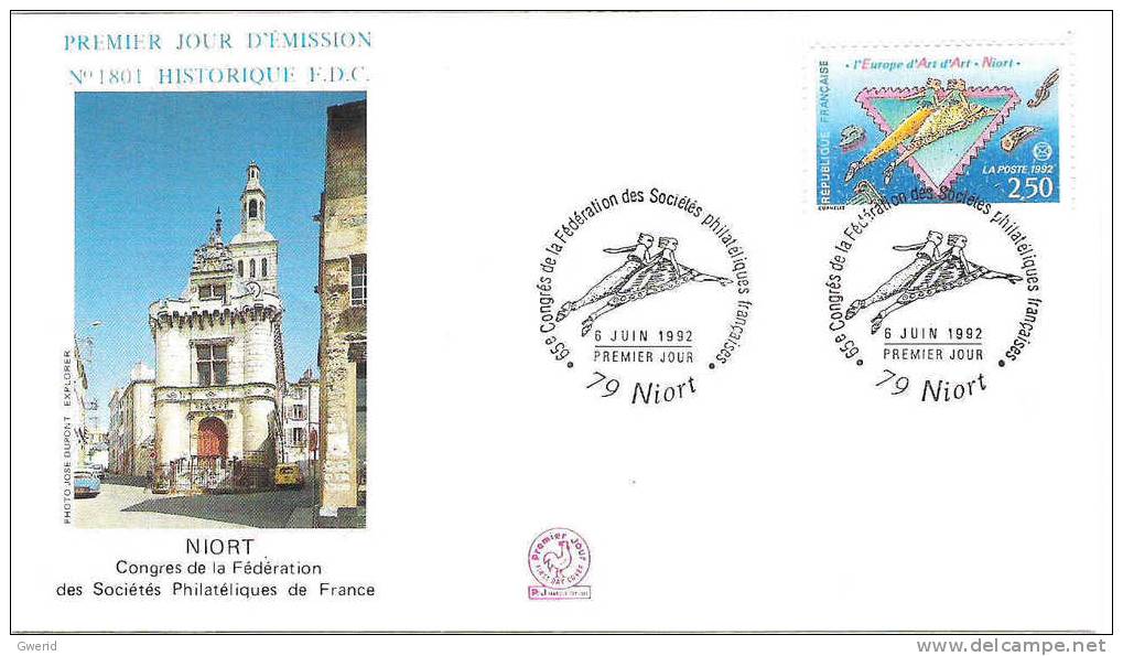 FRANCE  1er JOUR  /  FIRST DAY - 1992 - Unclassified