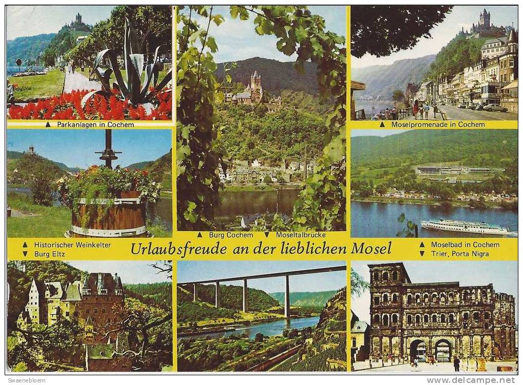 DE.- Urlaubsfreude An Der Lieblichen Mosel. Trier - Pota Nigra - Cochem - Burg Eltz. Brug. - Cochem