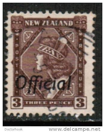 NEW ZEALAND  Scott #  O 66  VF USED - Usados