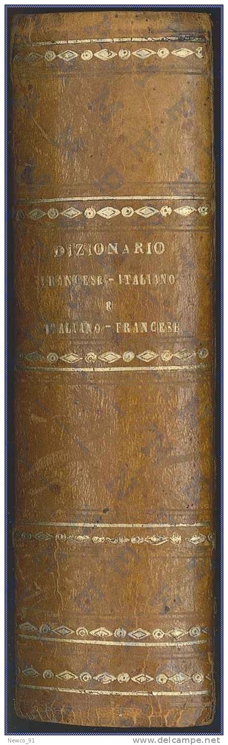 DIZIONARIO ITALIANO - FRANCESE - Autore: CORMON E MANNI - Editore: FRANCESCO PAGNONI MILANO - 1874 - Dictionnaires