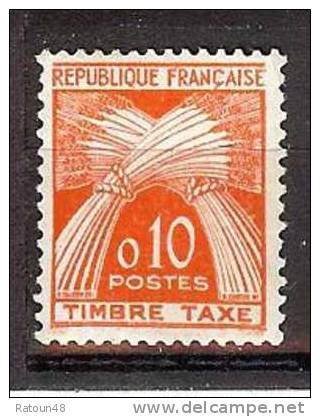 Taxe - Neuf** - N° 91 - 1960-.... Mint/hinged