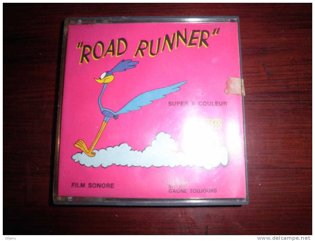 FILM SUPER 8  SONORE  ROAD RUNNER   BIP BIP GAGNE TOUJOURS - Otros