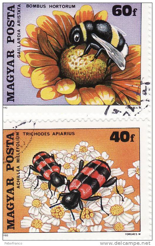 1980 Ungheria - Insetti - Honeybees