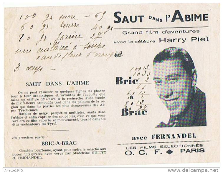 BRIC à BRAC  AVEC FERNANDEL - Altri