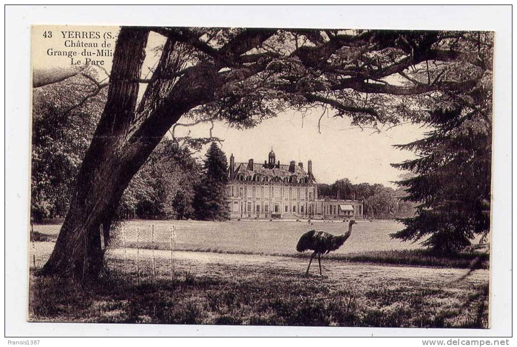 Ref 174 - YERRES - Château De LA GRANGE Du Milieu - Le Parc - Yerres