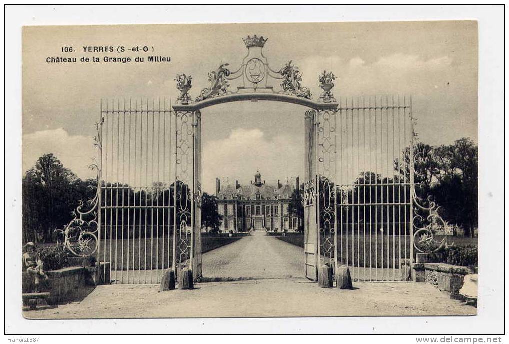 Ref 174 - YERRES - Château De LA GRANGE Du Milieu - Yerres