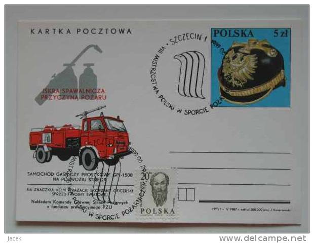 Fire Brigade, The Star Car  29 Polish MC - Maximum Cards