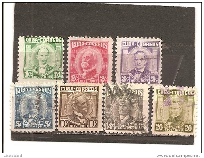 Cuba - Yvert  402-04, 405-09 (usado) (o) - Used Stamps