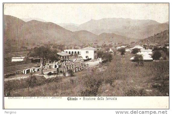 57/FP/11 - EXTRA - GHINDA (ERITREA): Stazione Della Ferrovia - Eritrea