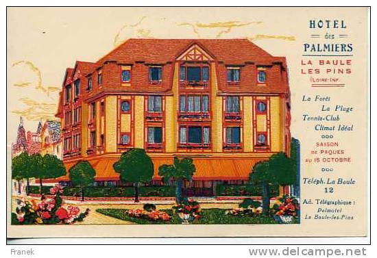 CP44212 - LA BAULE LES PINS - Hôtel Des Palmiers - CPA Authentique - La Baule-Escoublac