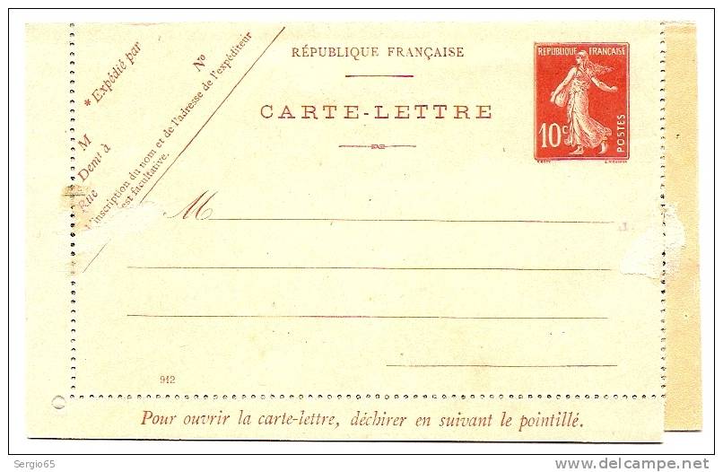 Carte Lettre - Not Traveled - - Kaartbrieven