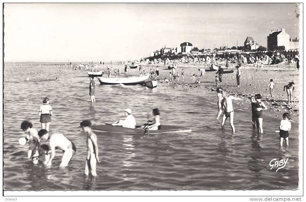 -14-- LANGRUNE SUR MER -- LA BAIGNADE --carte Photo --ANIMEE -- - Other & Unclassified