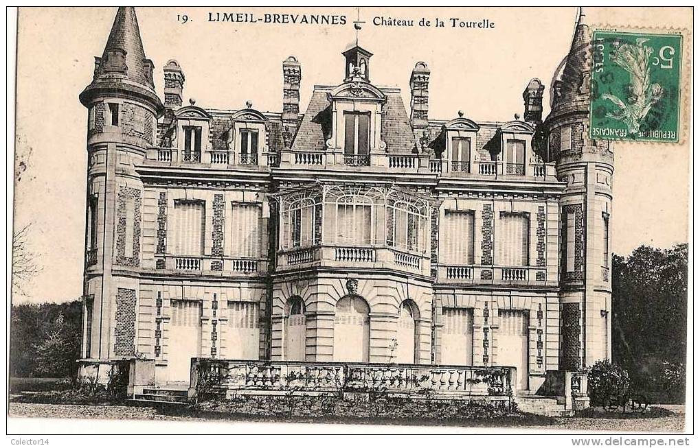 LIMEIL BREVANNES CHATEAU DE LA TOURELLE 1908 - Limeil Brevannes