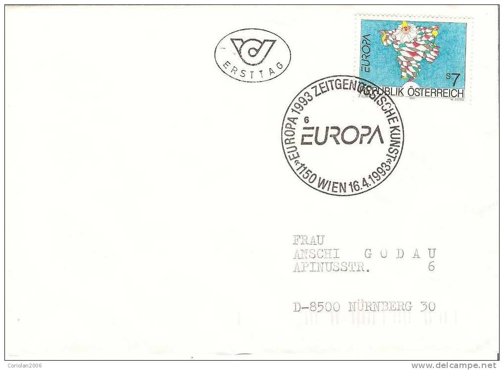 Austria 1993 / Europa - Letter - 1993