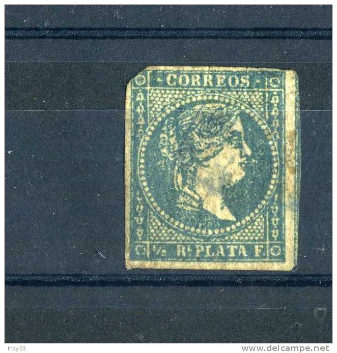 - ESPAGNE . ANTILLES 1855 OBLITERE - Kuba (1874-1898)