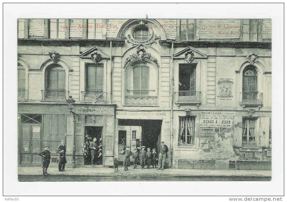 PARIS - Ancien Hôtel Fut Rue De Charonne - Arrondissement: 11