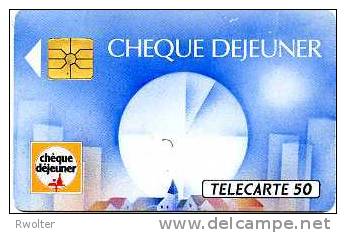 @+ TC 50U : Chèque Déjeuner. 1990. Ref D271 (8 000ex). - Privat