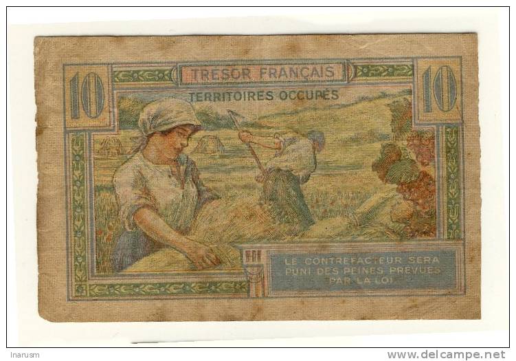 TRESOR  FRANCAIS  -  10  Francs  -  Pick M7 - 1947 Trésor Français