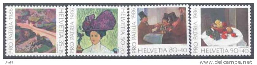 1986 Svizzera, Pro Patria , Serie Completa Nuova (**) - Unused Stamps