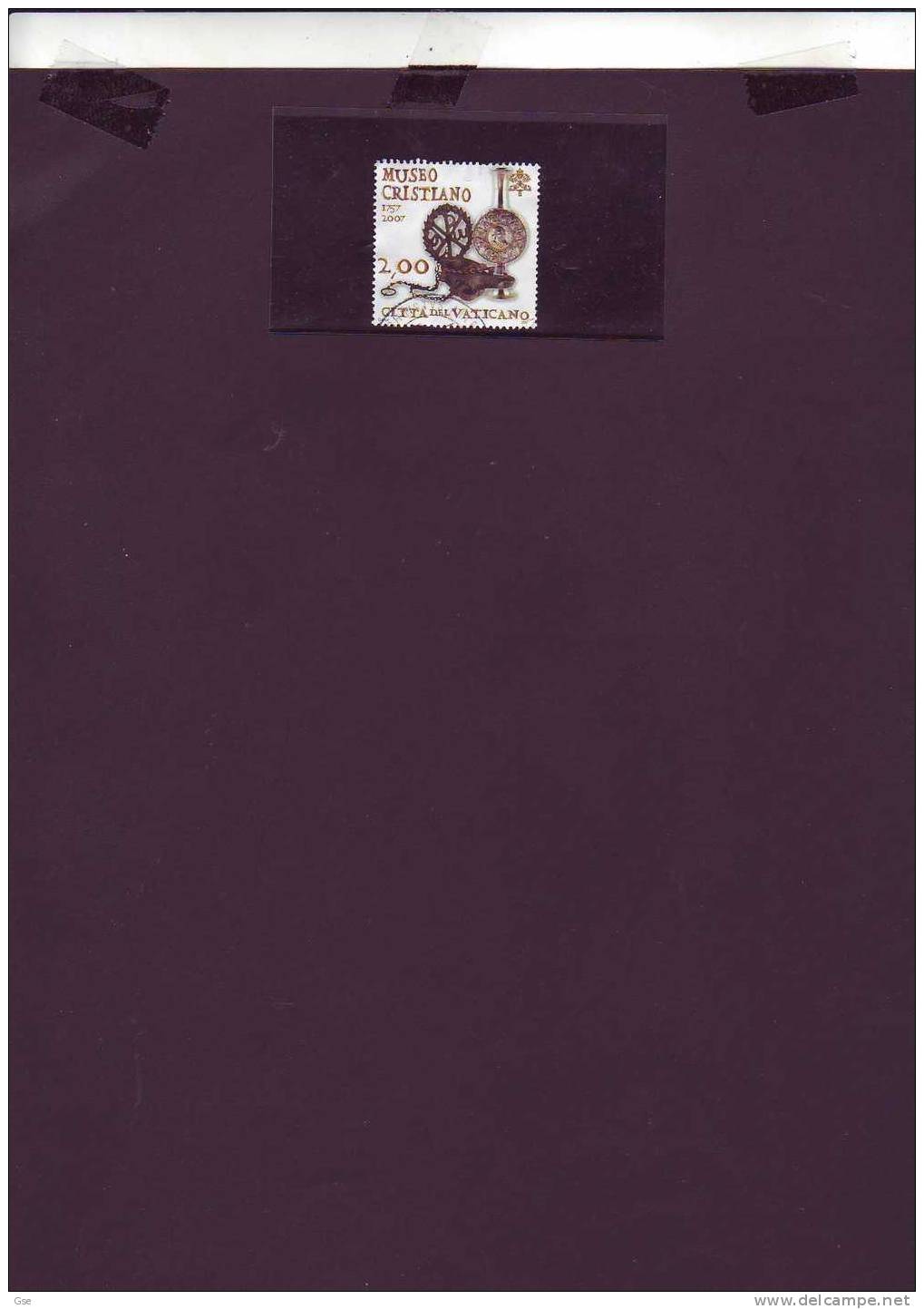VATICANO   2007 - Sassone  1440° - Museo Cristiano - Used Stamps