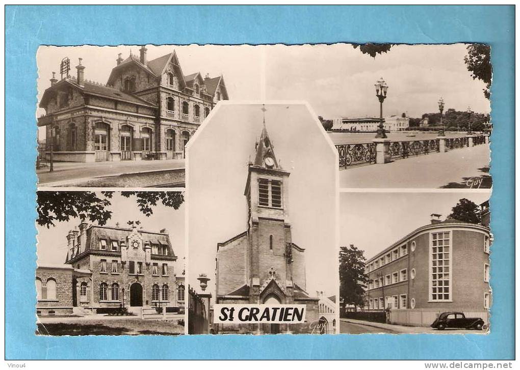 CPSM - St Gratien- Souvenir De St Gratien-multivues - 91-Essonne - Angerville