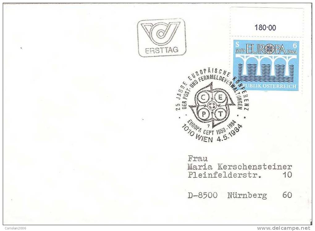 Austria 1984 / Europa - Letter - 1984
