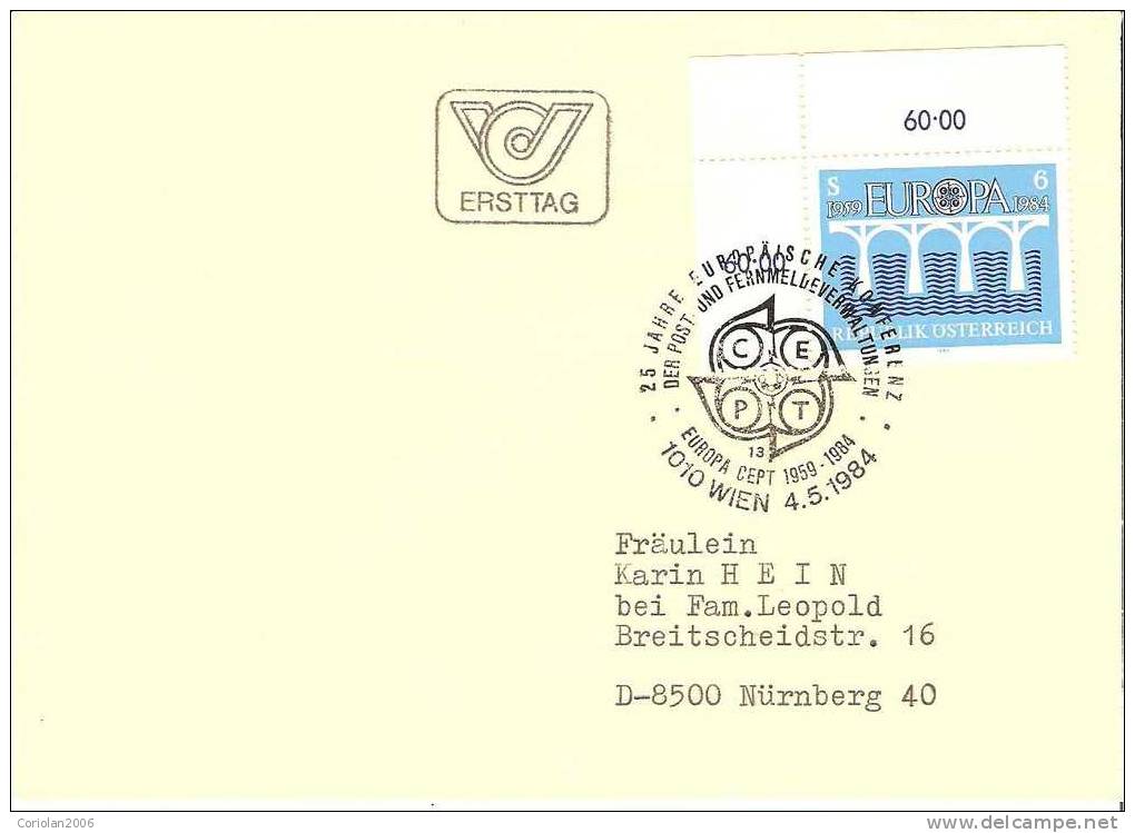 Austria 1984 / Europa - Letter - 1984