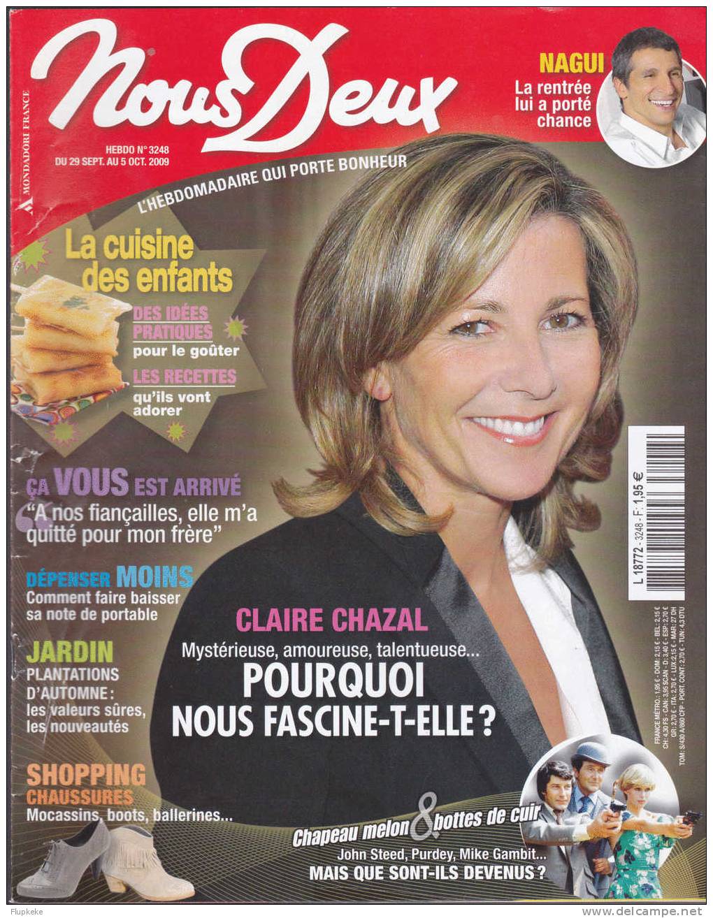 Nous Deux 3248 Septembre 2009 Claire Chazal Chapeau Melon Et Bottes De Cuir Que Sont-ils Devenus? - People