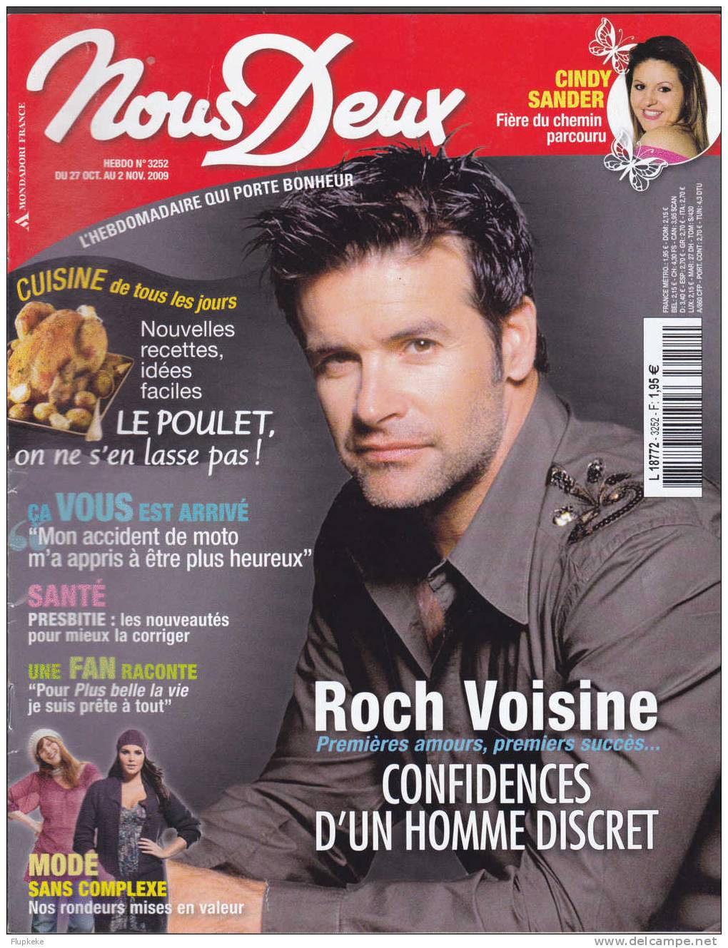 Nous Deux 3252 Octobre 2009 Roch Voisine Confidences D´un Homme Discret - People