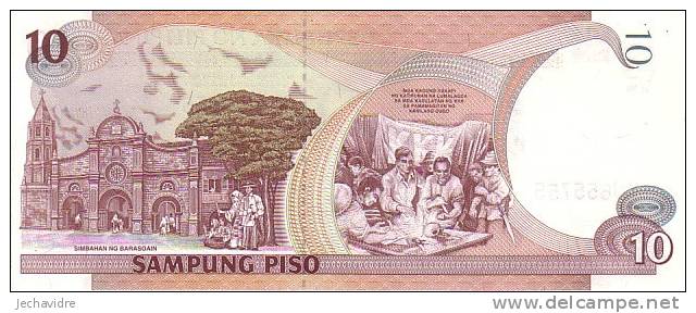 PHILIPPINES   10 Piso   Daté De 1998   Pick 187c  Signature 14     ***** BILLET  NEUF ***** - Filippine