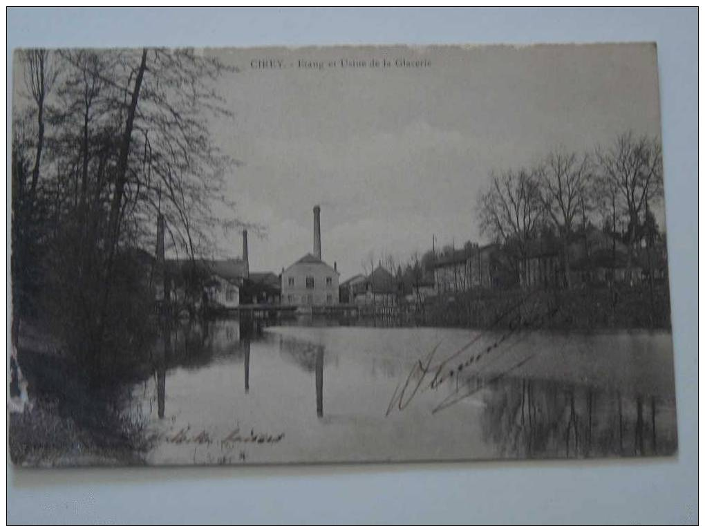 CPA CIREY SUR BLAISE ETANG ET USINE DE LA GLACERIE   Endommagée Coin Bas Gauche - Otros & Sin Clasificación