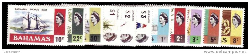 (004) Bahamas  1971 Definitives / Serie Courante / Freimarken  * / Mh  Michel Ex 318-32 - Bahamas (1973-...)