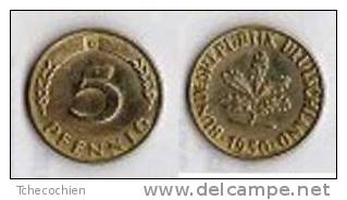 Allemagne - RFA - 5 Pfennig 1950 - 5 Pfennig