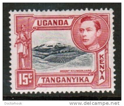 KENYA UGANDA & TANZANIA  Scott #  72b*  VF MINT Hinged - Kenya, Oeganda & Tanganyika