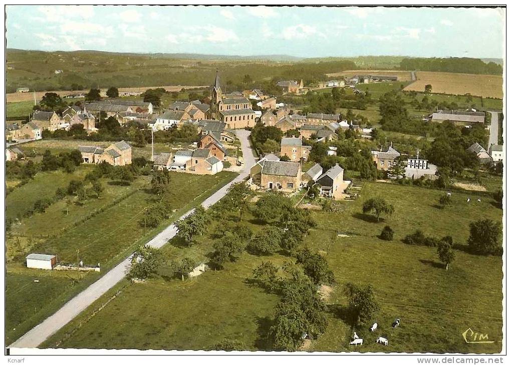 CP De VIERSET-BARSE " Vue Aérienne - Panorama " . - Modave