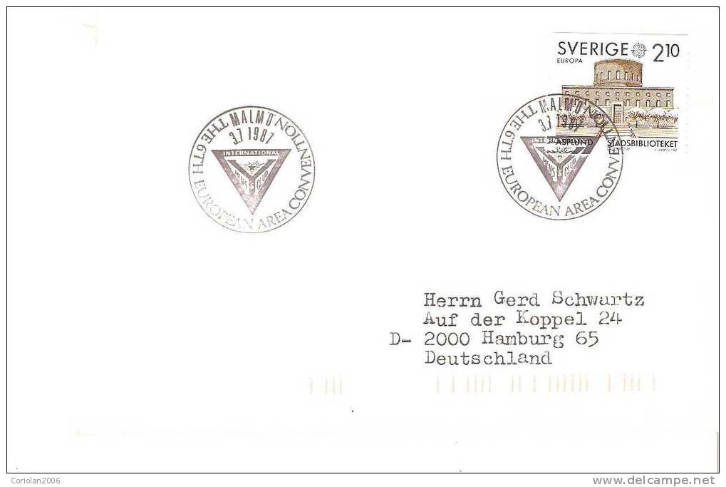 Sweden 1987 / Europa - Letter - 1987