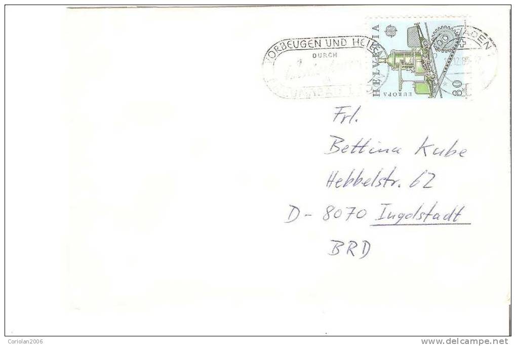 Suisse1985 / Europa - Letter - 1985