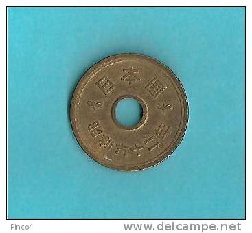 GIAPPONE  - JAPAN -  5 YEN - Japon