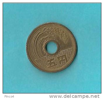 GIAPPONE  - JAPAN -  5 YEN - Japon