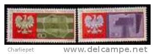 Poland Scott # 1464-1465 MNH Polish Crest - Nuevos